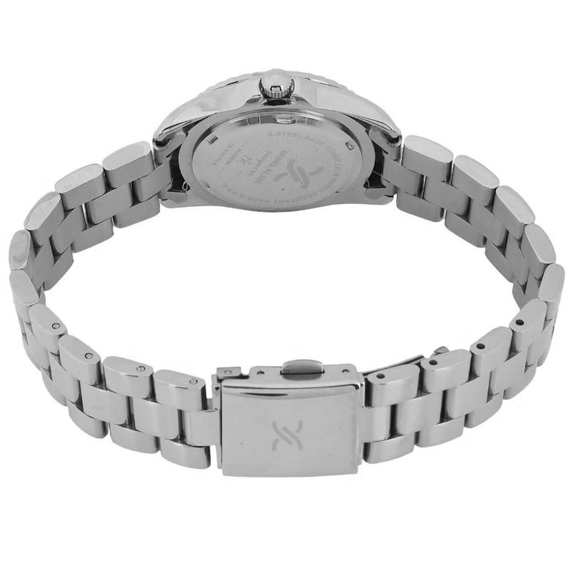 دانيل كلاين ساعة نسائية ستانلس ستيل | هيكل من سبيكة فضية | تناظري | قرص دائري فضي بنقشة مشع | حركة كوارتز يابانية | فاخرة | مقاومة للماء حتى عمق 30 مترًا - Image 4