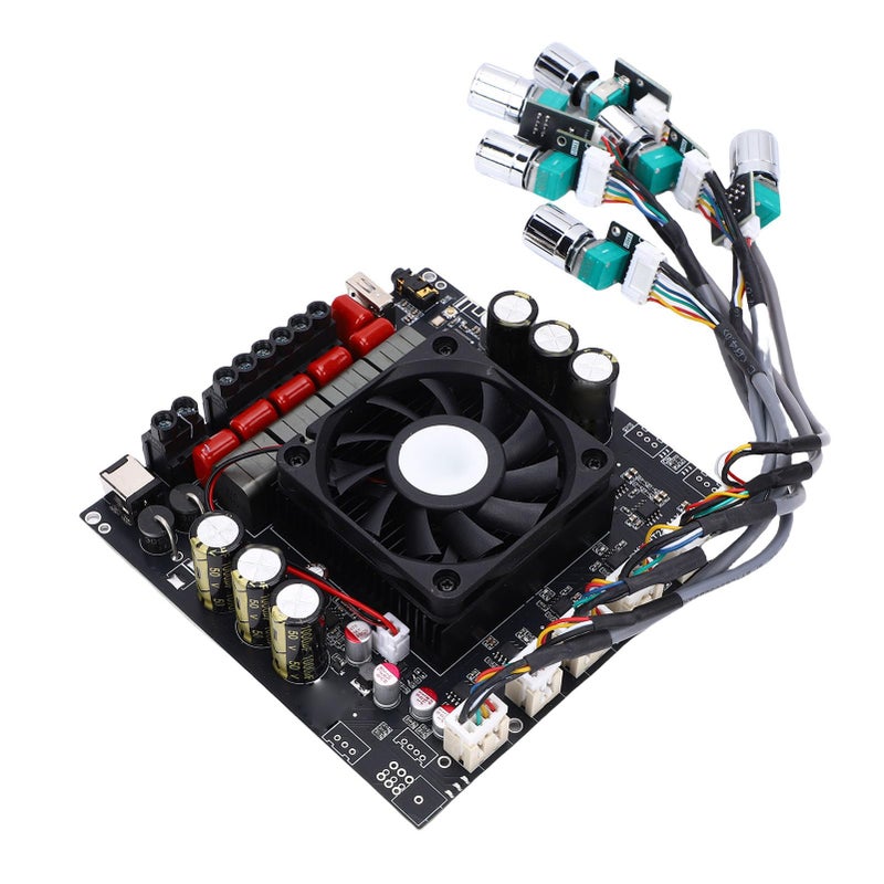 2 1 Channel 200W Amplifier Board with Bluetooth AUX Input Bass Treble Control for Home Theater - Image 3