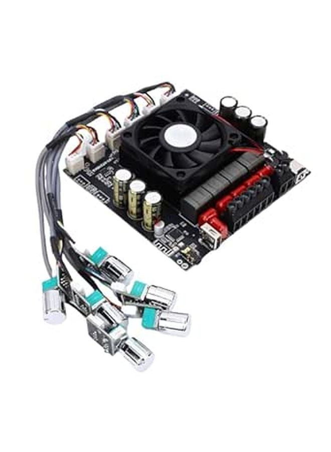 2 1 Channel 200W Amplifier Board with Bluetooth AUX Input Bass Treble Control for Home Theater - Image 1