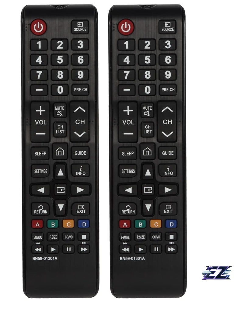 ELTRAZONE "2 Pack BN59-01301A Remote Control for Samsung UA43NU7090, UN55NU7100, UN58NU7100 4K Ultra HD LED 3D TV, for BN59-01199F BN59-01289A with Batteries Included" - Image 2