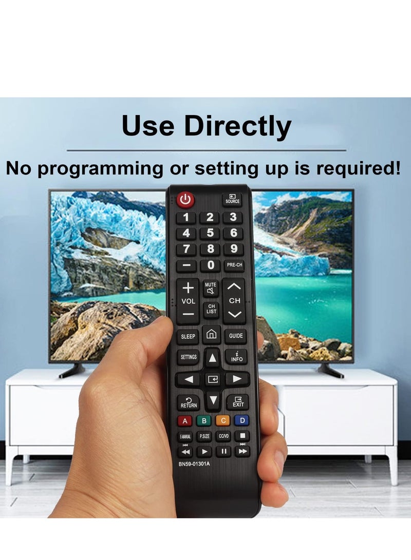 ELTRAZONE "2 Pack BN59-01301A Remote Control for Samsung UA43NU7090, UN55NU7100, UN58NU7100 4K Ultra HD LED 3D TV, for BN59-01199F BN59-01289A with Batteries Included" - Image 3