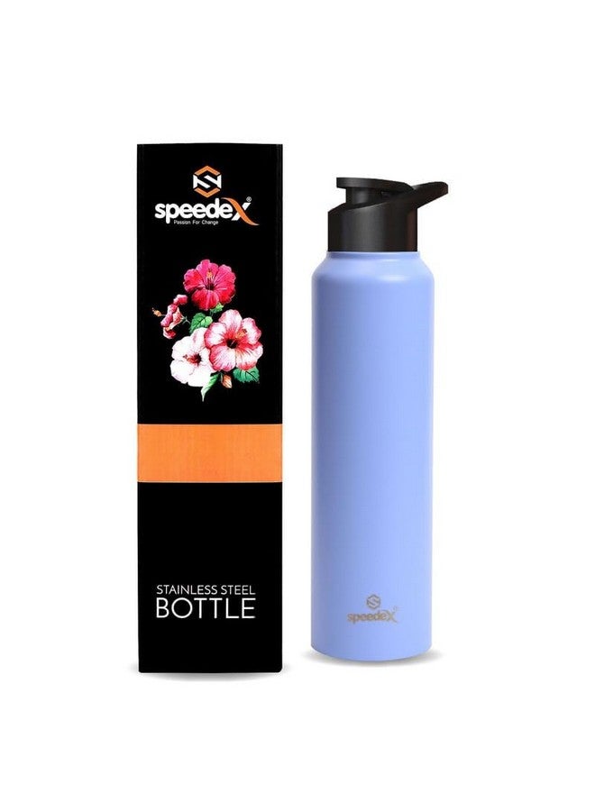 Speedex Stainless Steel Pastel Purple Water Bottle 1 Litre with Sipper Cap | Leak Proof & BPA Free | Fridge Safe Bottle for School, Gym, Office | For Boys, Girls, Men, Women, Kids - Image 2
