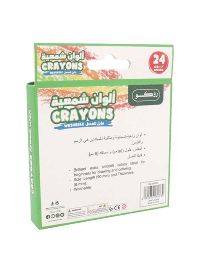 Roco Regular Wax Crayon assorted 24 pcs - Image 2
