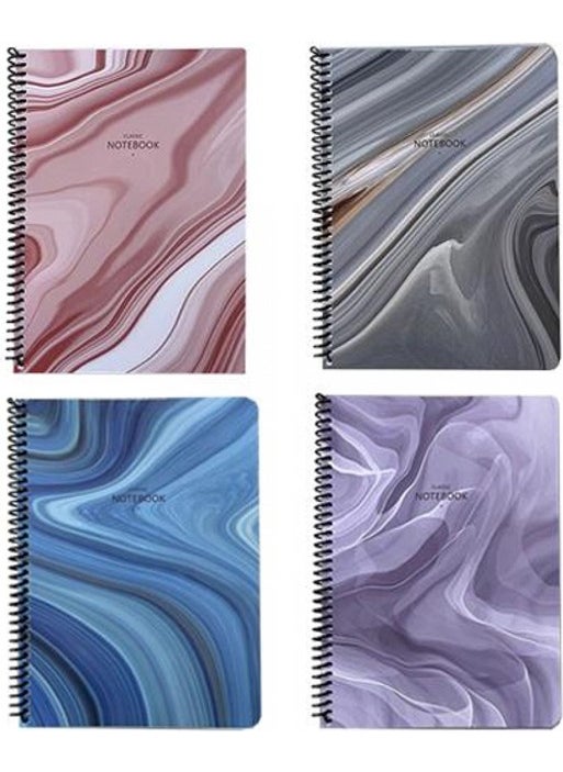 Sharp Color Spiral Squared Notebook 16.5X22.5CM 80 Sheets Patterned Classic Marble - pzsku/ZEA09484A8B85BCF46CD8Z/45/_/1737310531/927ef418-b500-4780-96fd-925ac7afa34b