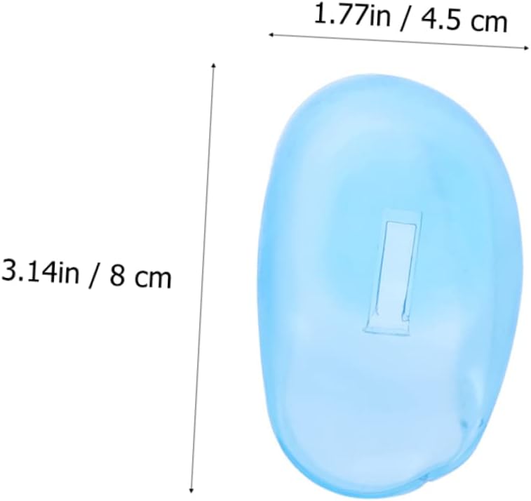 2 Pack 24pcs Silicone Ear Protectors for Hair Dyeing Treatment Reusable Easy Clean - Image 5