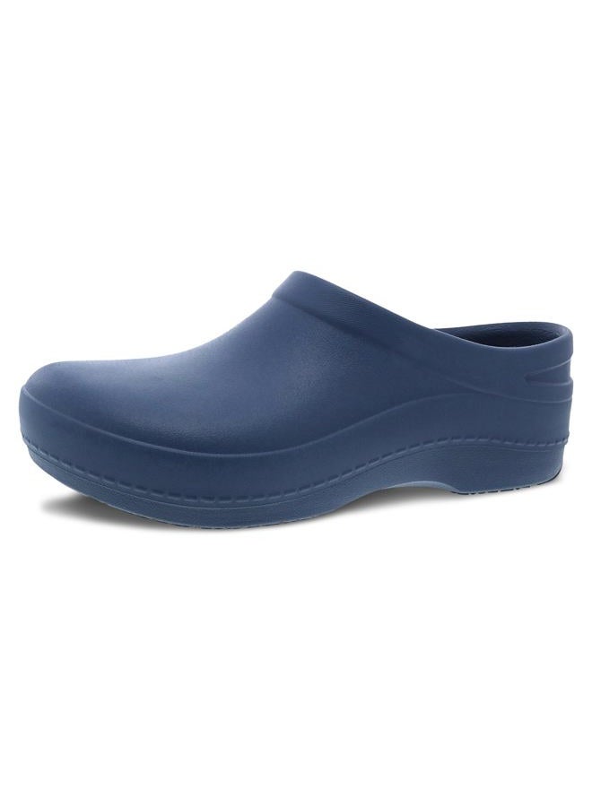 Dansko Women's Kaci Occupational Mule Clog - Lightweight and Slip Resistant Made with Bio-Based EVA for Long-Lasting Wear - Great for Healthcare, Food Service, Landscaping, Blue, 11.5-12 - Image 1