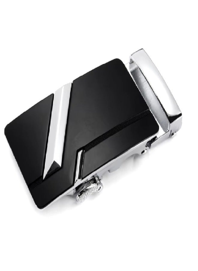 Exquisite men's belt buckle imported, made of high quality durable Metz, snaps on and off with all kinds of irregularities, jacket belt or bad buckle replacement.