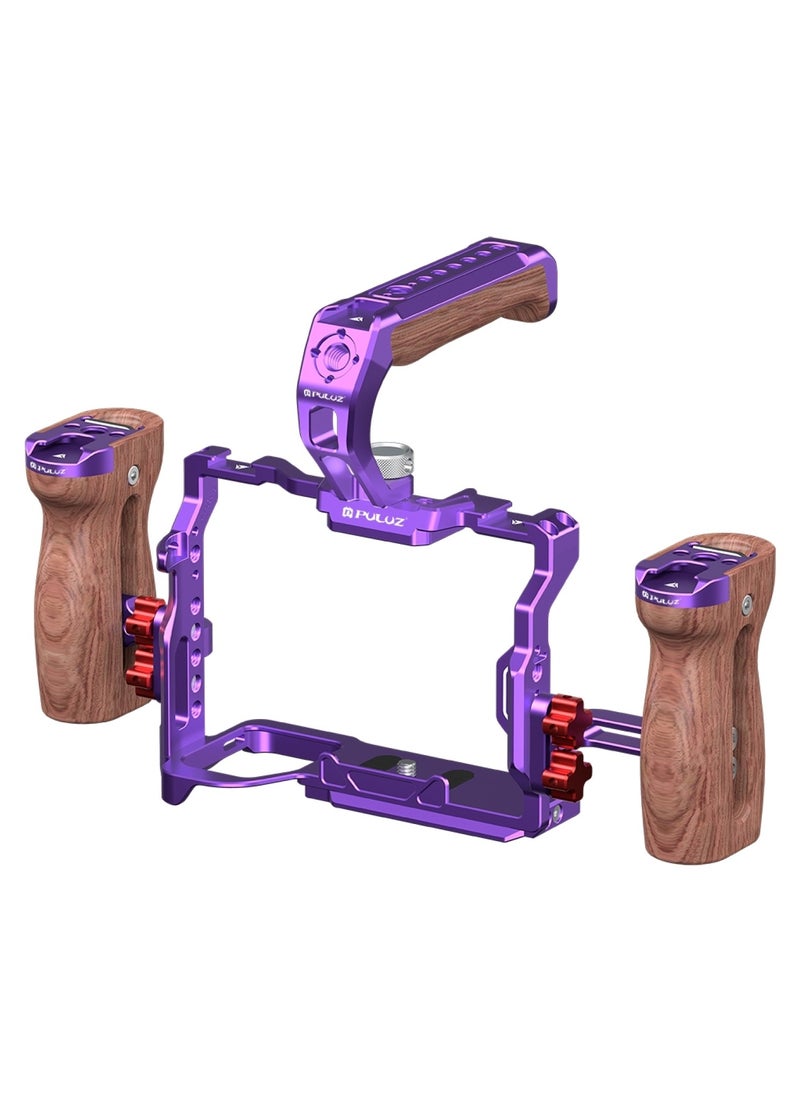 PULUZ For Sony A7R5 / A7M4 PULUZ Metal Camera Cage Stabilizer Rig with Handle  - Image 2