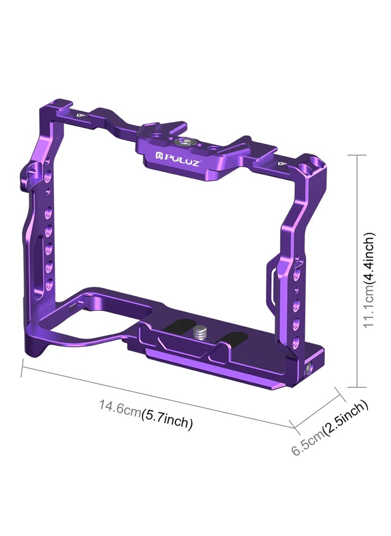 PULUZ For Sony A7R5 / A7M4 PULUZ Metal Camera Cage Stabilizer Rig with Handle  - Image 3