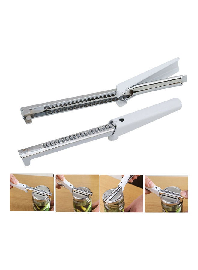 نيبمينينت فتًاحة زجاجات قابلة للضبط أبيض/فضي - Image 2