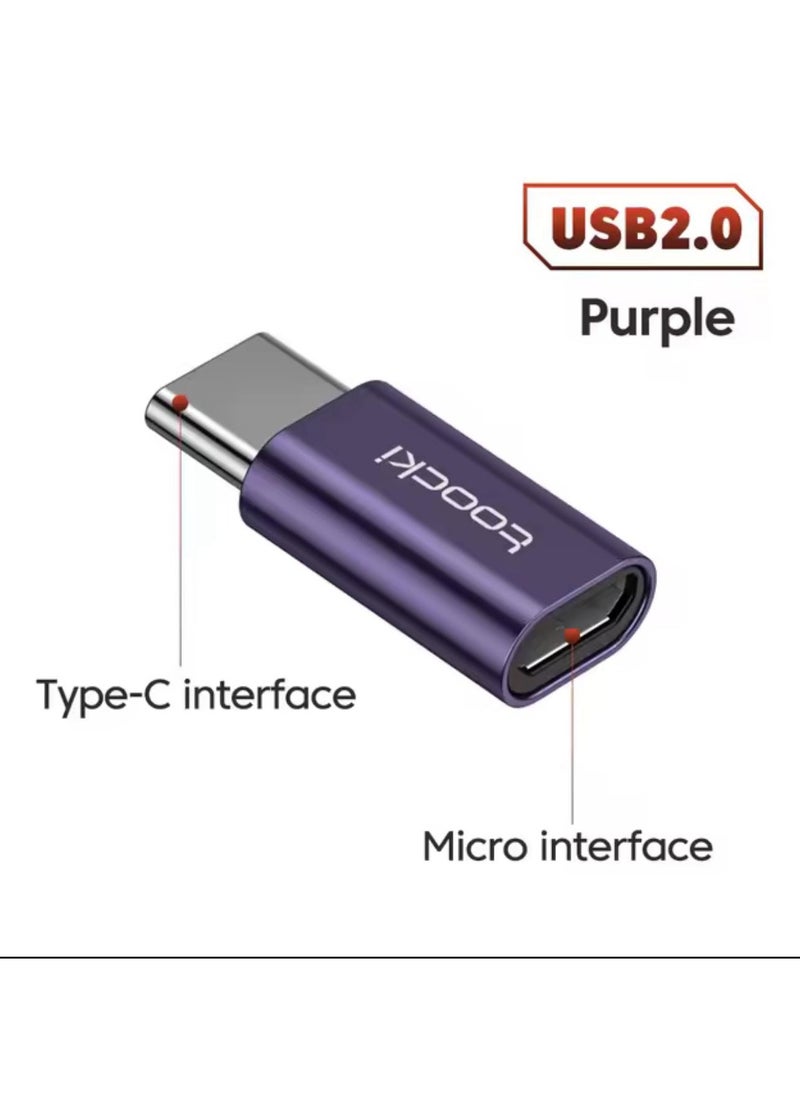 null - محول من تايب سي الى مايكرو يو اس بي ، محول من مايكرو USB الى تايب سي , وصلة محول Micro USB الى Type C , منفذ micro usb ل type c , منفذ تحويل تايب سي الى مايكرو USB ، محول لمزامنة البيانات بمنفذ USB Type-C إلى منفذ Micro USB ، محول أنثى مايكرو USB إلى ذكر Type C ، محول من النوع سي الى مايكرو يو اس بي ، محول تايب c مع مايكرو usb - Image 1