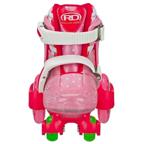 Roller Derby زلاجات رولر سكايت للمبتدئين من رولر ديربي، بحجم قابل للتعديل، زلاجات للأطفال، toddlers، الأولاد، البنات - Image 3