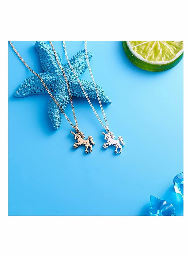 Y&D Unicorn Necklace, Alloy Chain Pendant Charms Jewelry Mom Gifts for Women Mothers Day, Gold - Image 5