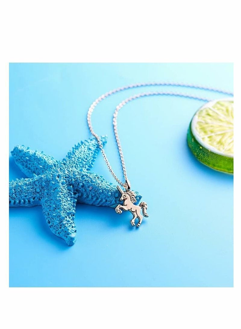 Y&D Unicorn Necklace, Alloy Chain Pendant Charms Jewelry Mom Gifts for Women Mothers Day, Gold - Image 3