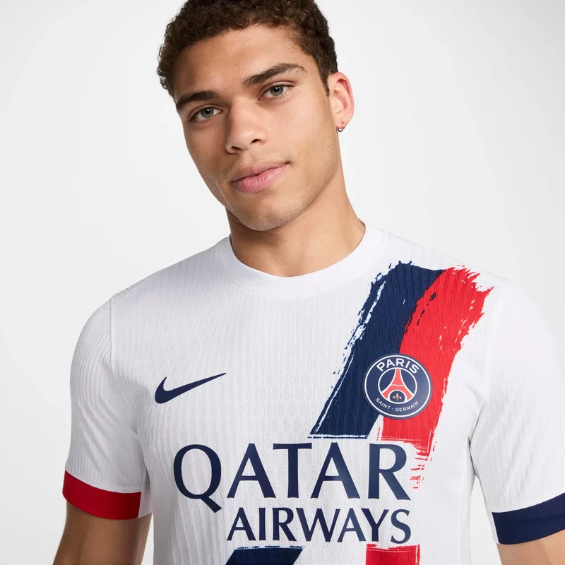 Nike White Men's Paris Saint-Germain 24/25 Away Authentic Football Jersey for Men | Best Price UAE