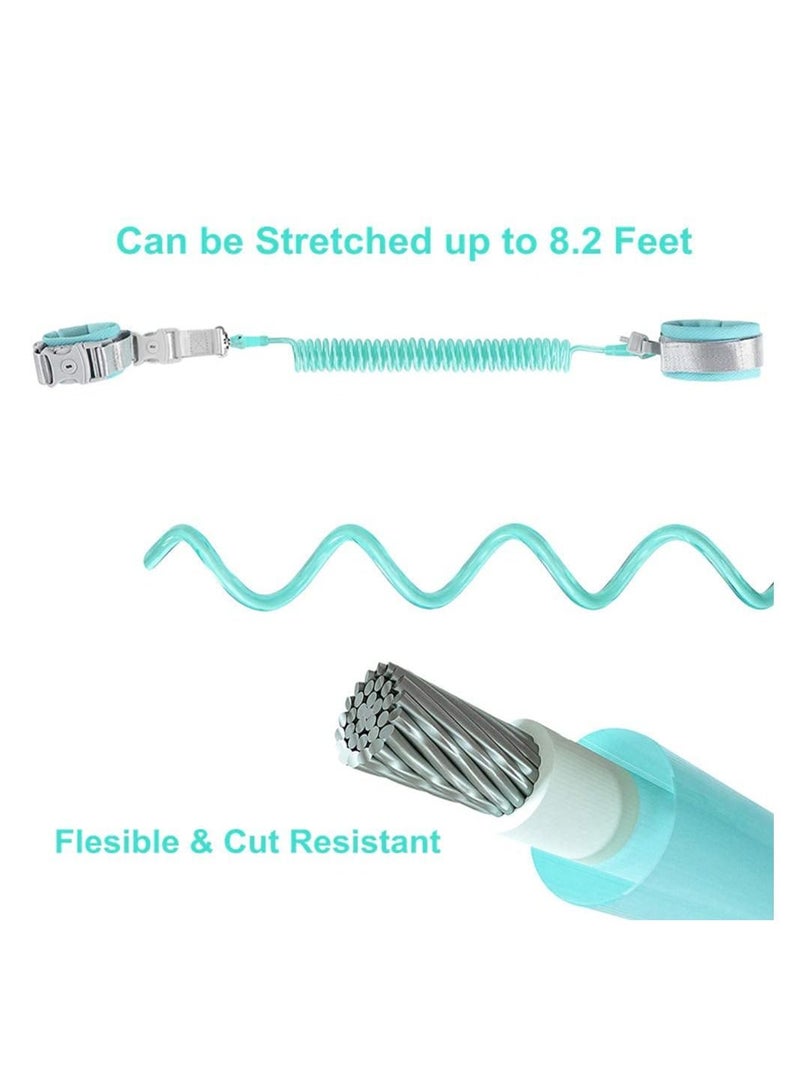SYOSI Anti Lost Toddler Leash with Backpack Harness Wrist Link for Child Safety Wristband Leash Keep Your Runner Close and Safe in Crowd Public Events Metal Connectors & Rotate 360 Degrees  - Image 3
