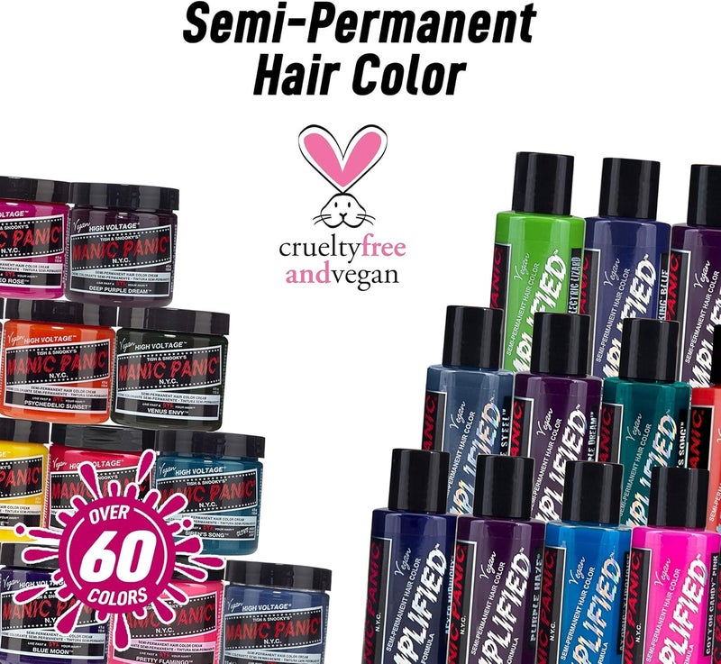 Manic Panic Amplified Semi-Permanent Hair Color, Vampire Red - 4 Oz - Image 5