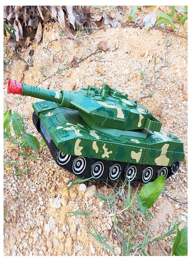 VGRASSP Kids Military Fighter Automatic Deformation Tank to Robot 2 in 1 Toy - 3D Lights and Music (Color and Design Asper Stock) (Tank) - Image 2