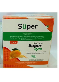 Super ORS Super Lyte Mango Flavour 21.8 g 10 scathes  - Image 1