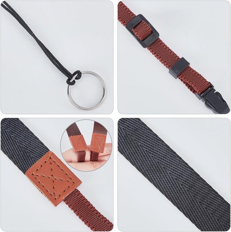 كلاراكو أحزمة رقبة الكاميرا من كلاركو، حزام كتف قابل للتعديل بطول 52.8 بوصة، حزام كاميرا DSLR سريع الفك - Image 3