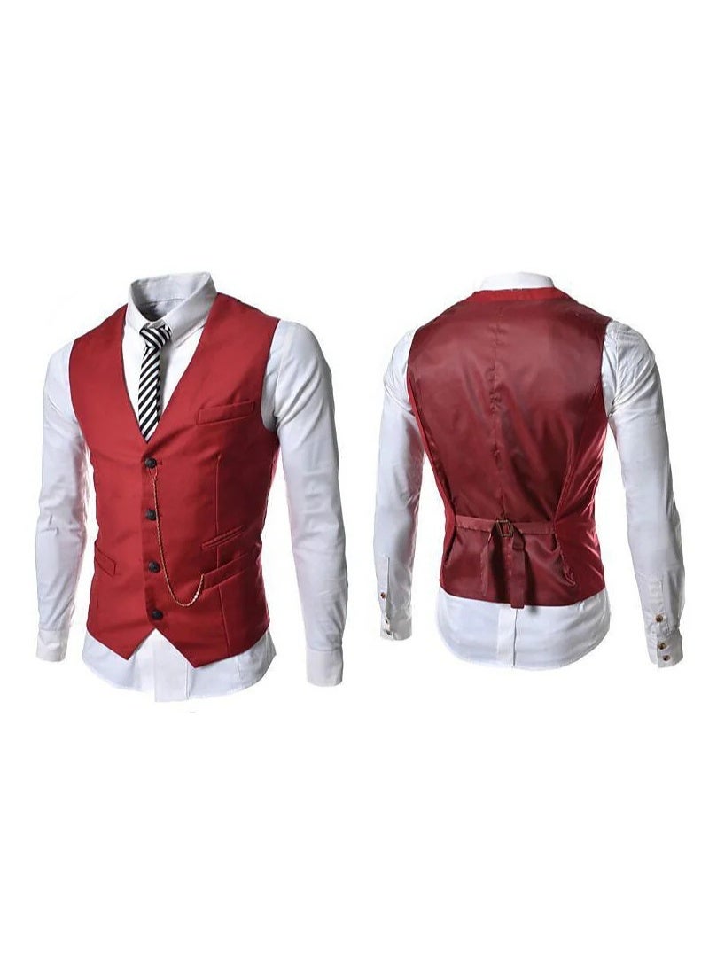 Shougu New Fashionable Casual Men's Suit Vest - Image 1