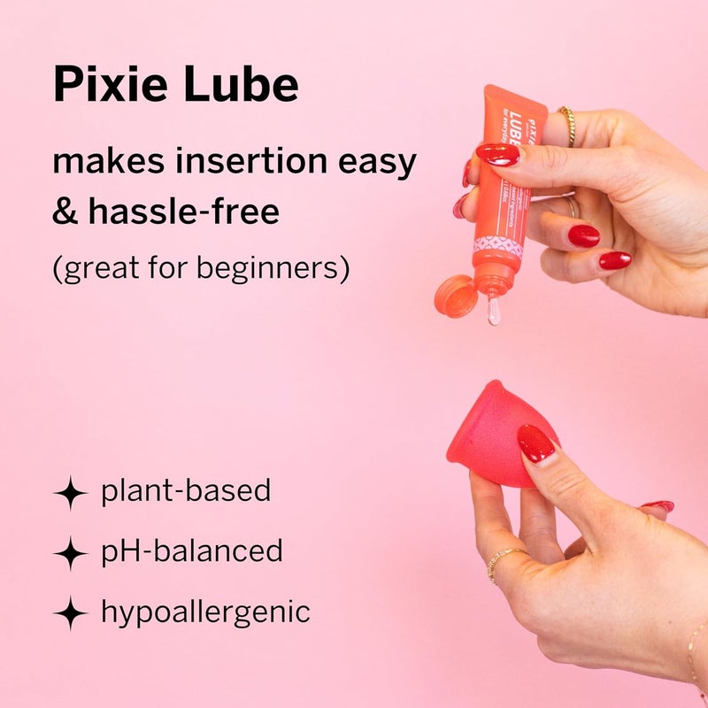 Pixie Cup Menstrual Cup & Disc Cleaner Essentials - What Cup & Disc Owners Need - Feminine Wash, Sanitizer Spray & Dust for Quick Sterilizer, 20 Wipes, Stain Remover & Lube for Easy Insertion for Period Cups - Image 3