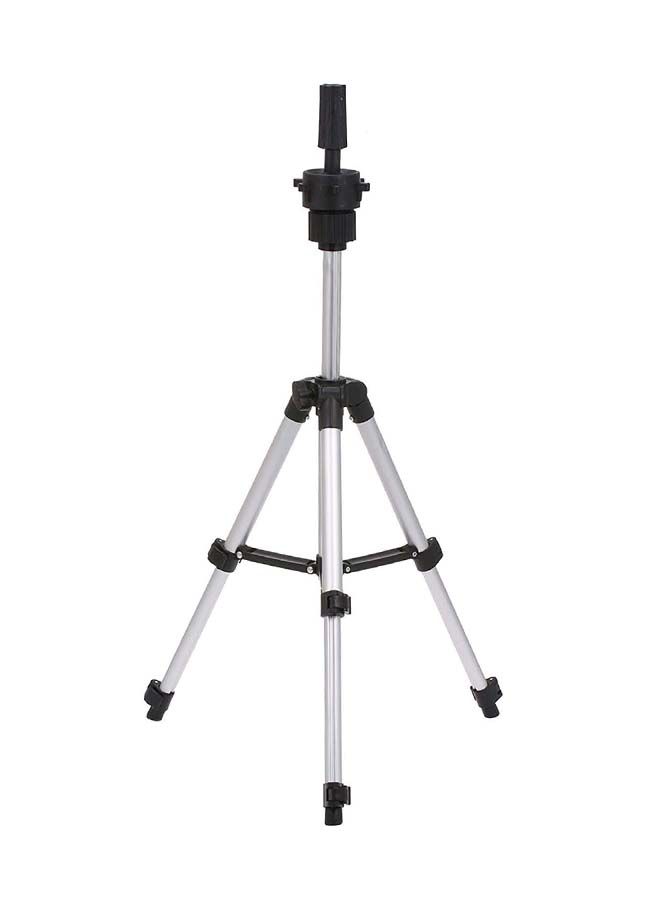 NIBEMINENT Adjustable Mini Tripod Wig Stand Black/Silver 37centimeter - Image 5