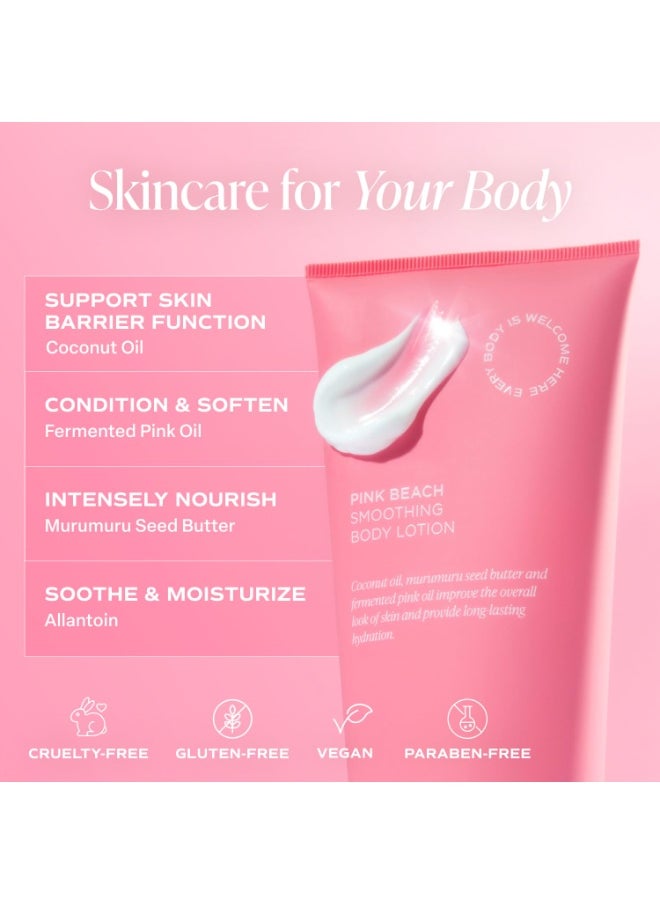 Saltair Saltair Body Lotion - 2 Pack Moisturizing Lotion For Dry Skin. Pink Beach Scented Hydrating Body Cream with Nourishing Moisturizer Formula. Skin Care for Women and Men. 2x 10oz Tubes  - Image 3