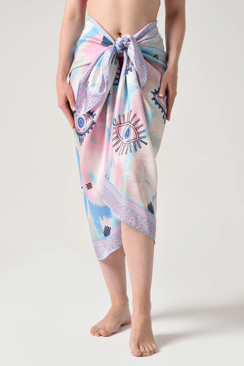 Bolder Elena Sunken Eyes Satin Pareo 145*95 (Not Showing Underwear)