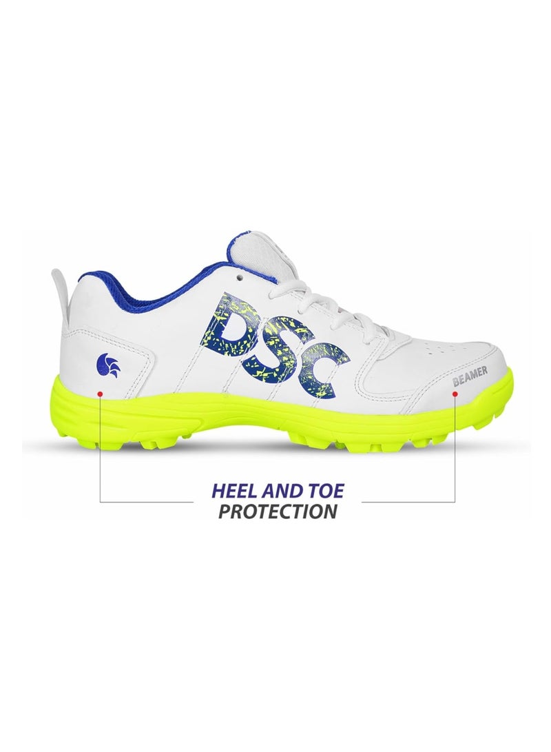 دي أس سي حذاء كريكيت DSC Beamer | للرجال والأولاد | مصنوع من مادة البولي فينيل كلوريد | أداء يدوم طويلاً | شبكة قابلة للتنفس لتحسين الأداء | للأولاد والرجال | خفيف الوزن | متين | مقاس 6 المملكة المتحدة، 7 الولايات المتحدة، 40 الاتحاد الأوروبي - Image 3