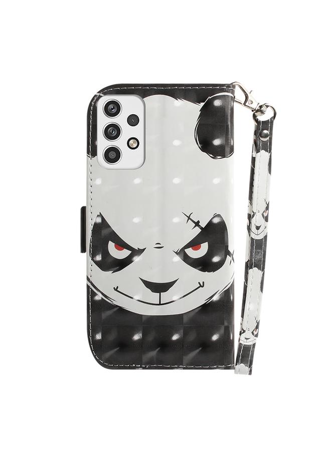 اس-توب جراب لهاتف Samsung Galaxy A23، جراب جلدي ثلاثي الأبعاد ملون قابل للطي أفقيًا - Image 3