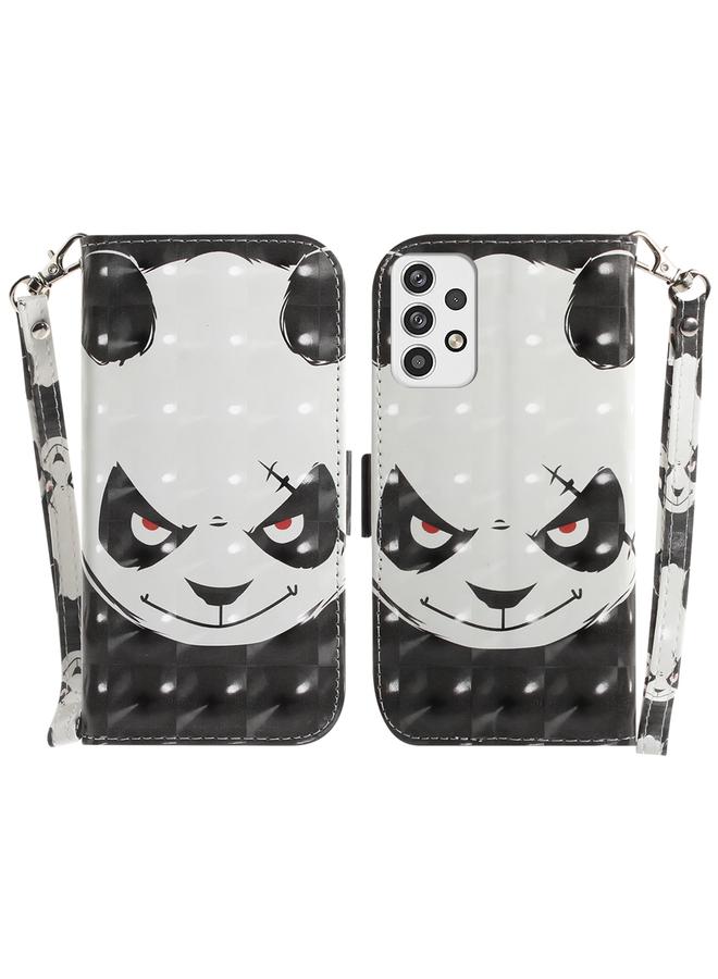 اس-توب جراب لهاتف Samsung Galaxy A23، جراب جلدي ثلاثي الأبعاد ملون قابل للطي أفقيًا - Image 1