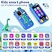 Covanm Kids Smart Phone Christmas Birthday Gifts Dinosaur Child Play Phone for Boys 310 28 Touchscreen HD Dual Camera Cell Phone for KidsTravel Toy Preschool Learning Education Toy32GB Card Bag - Image 4