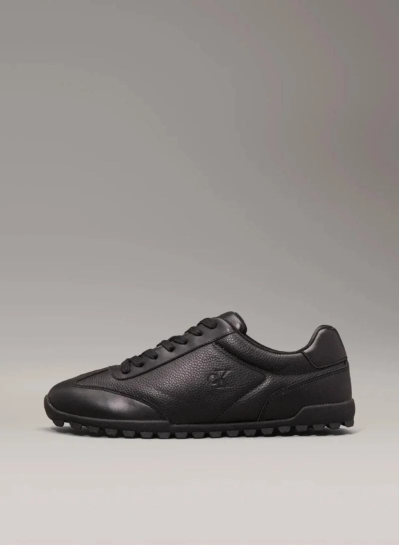 Calvin Klein Jeans  Leather Low Profile Trainers  | Best Price UAE