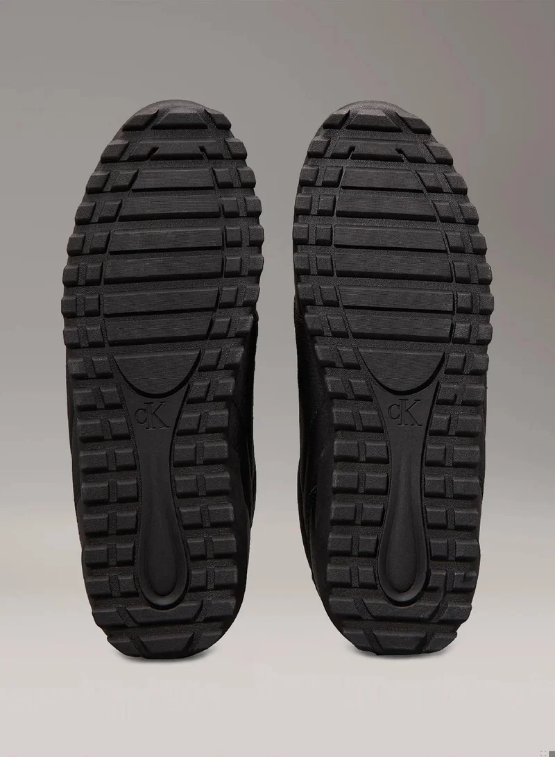 Calvin Klein Jeans  Leather Low Profile Trainers  | Best Price UAE
