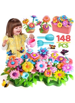 148Pcs Flower Garden Building Toys For 3 4 5 6 7 Year Old Toddlers Girls Boys, Preschool Garden Play Set As Educational Stem Toys For Kids, Learning Toys As Birthday Gift For Girls - pzsku/ZEA0B668536E5C258EBC9Z/45/_/1735214490/163d206b-ce1b-43a3-aa87-e9037ffe538d