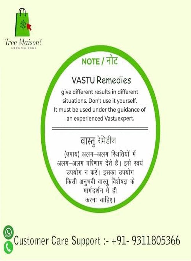 TREE MAISON CORONATING HOMES Vastu Aluminium Virtual Rod | 12-Inch | Virtual Entry Rod for Wealth, Prosperity & Success | Size: 12 Inch x 1 Inch | Pack of 1 - Image 3