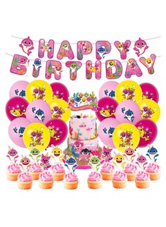 Baby Shark Birthday Party Decorations For Girls