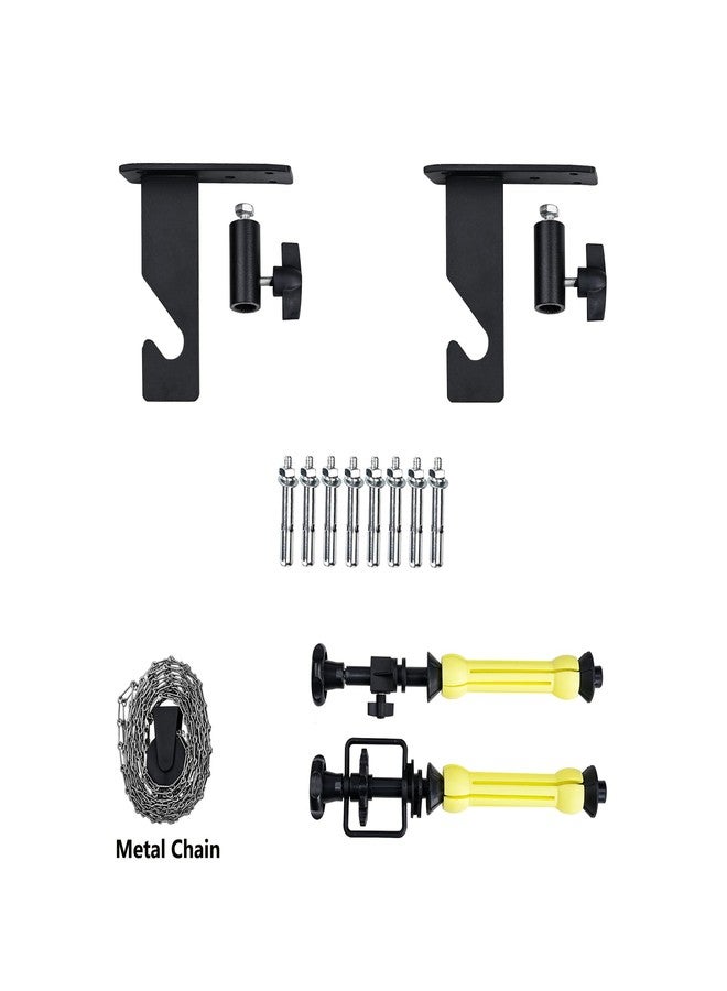 TENBEST Photography Backdrop Roller Support System,1 Roller with Metal Chain, Wall/Celing/Light Stand Backdrop Mount, Background Support - Image 2