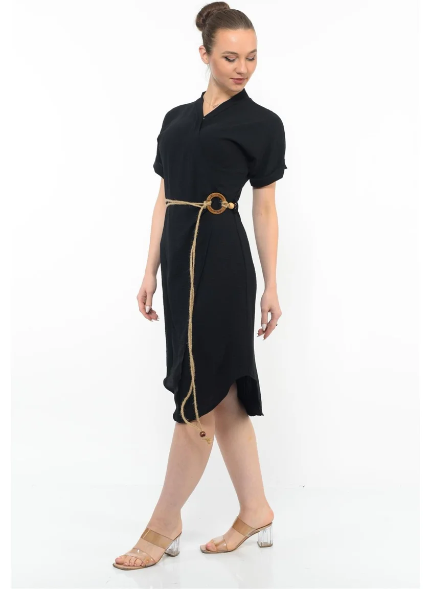 نوسيل Black Midi Dress