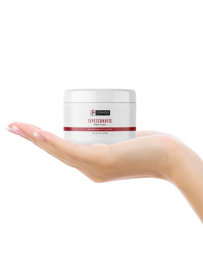 Cosmesis Skin Care - Cosmesis Skincare Tepezcohuite Night Cream With Mexican Origins Crema De Tepezcohuite Cream For Face 2Fl Oz - Image 1
