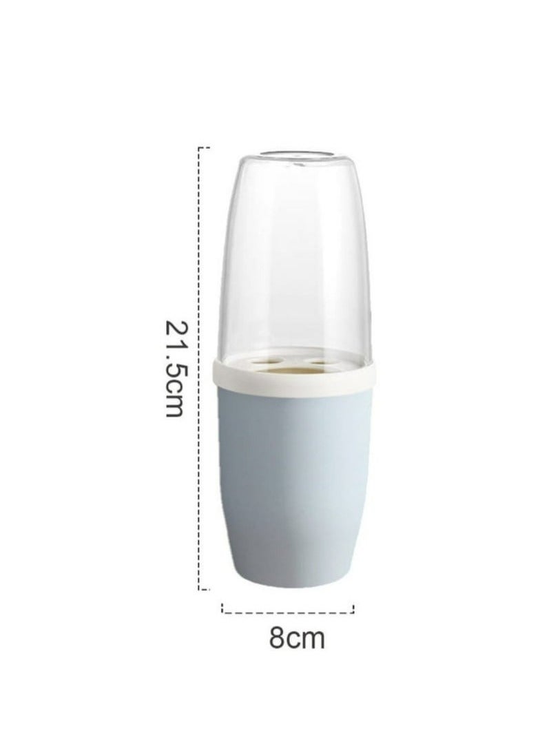BAEKO Transparent portable travel toothbrush: creative and simple toothbrush cup, travel toothbrush storage cup - Image 5