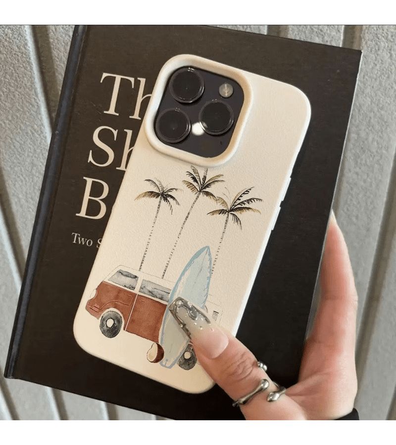 جراب هاتف من TPU الأبيض بنسيج الليتشي لتغطية كاملة لجهاز iPhone 12 Pro Max - Image 3