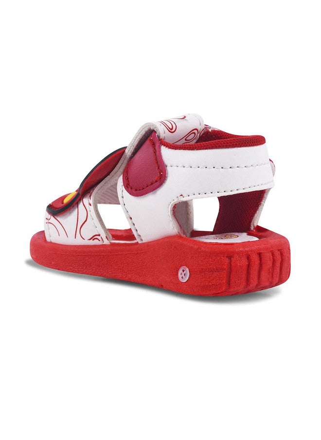 KATS Unisex Infants Smiling Face Printed Musical Comfort Sandals - Image 5