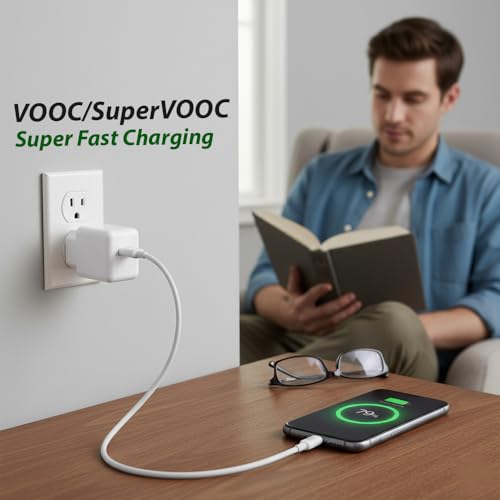 APFEN 80W Fast Charging cable Compatible With Oppo R17/R17 Pro/R15/R15 Pro / R11/R11+/ Reno13/ Reno13 Pro/ Reno12/ Reno12 Pro / Reno11/Reno11 Pro/Reno10/Reno10 Pro (All Series) - Image 5