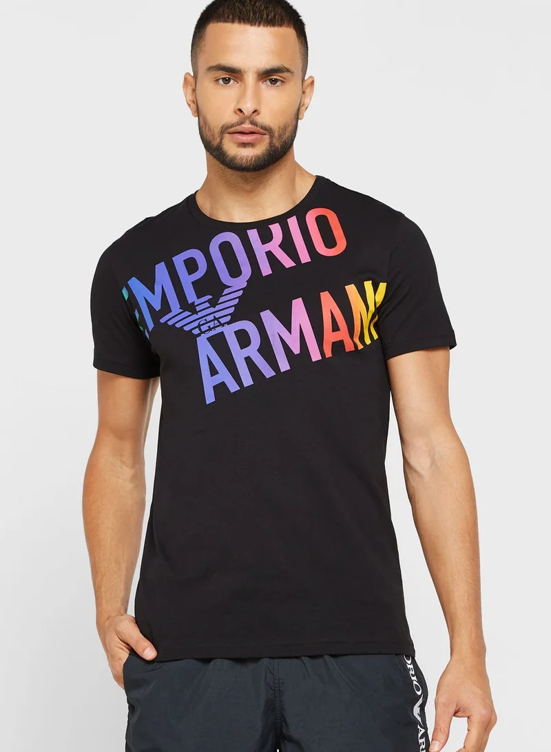 EMPORIO ARMANI Logo Crew Neck T-Shirt