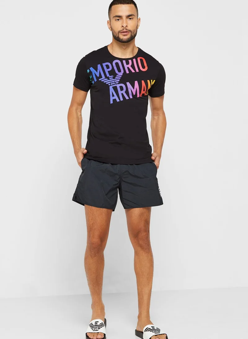 EMPORIO ARMANI Logo Crew Neck T-Shirt
