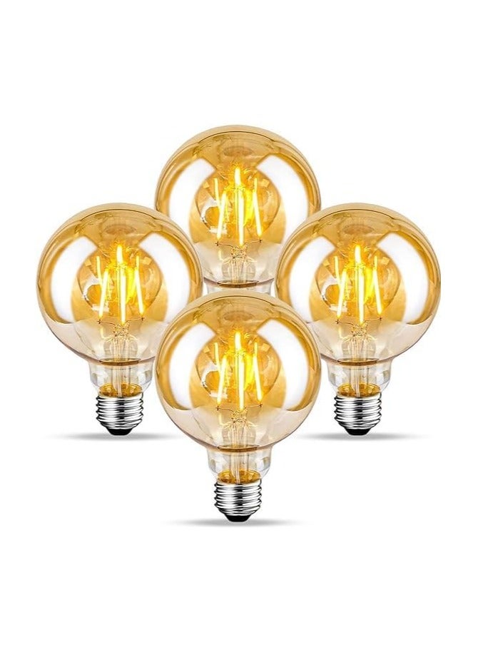 Decorative LED bulbs, 4 watt - Warm Light - 4 Pieces