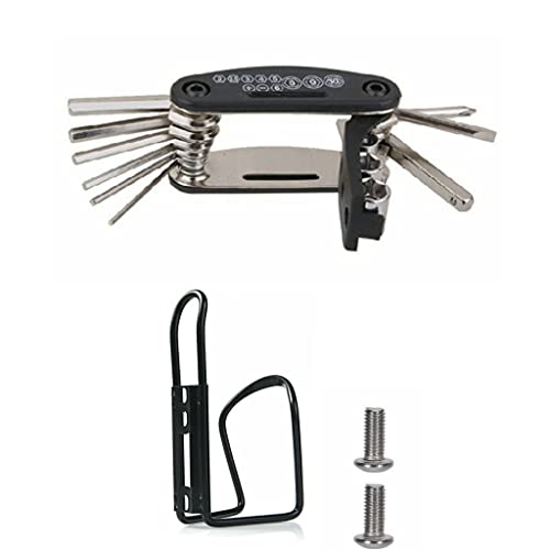 FASTPED Multi-Purpose Mountain Bike Bicycle Repair Tool Kit with Water Bottle Cage Holder Bicycle Bottle Holder (Combo) Alloy Bicycle Bottle Holder cage. Repair Tool Kit | Metal Cycling Road Bikes. - Image 2