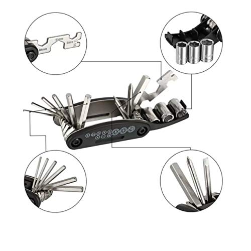 FASTPED Multi-Purpose Mountain Bike Bicycle Repair Tool Kit with Water Bottle Cage Holder Bicycle Bottle Holder (Combo) Alloy Bicycle Bottle Holder cage. Repair Tool Kit | Metal Cycling Road Bikes. - Image 5